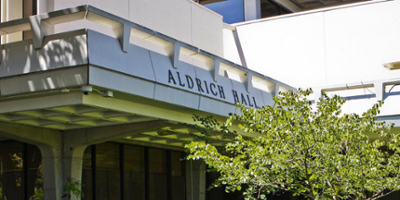 exterior of aldrich hall